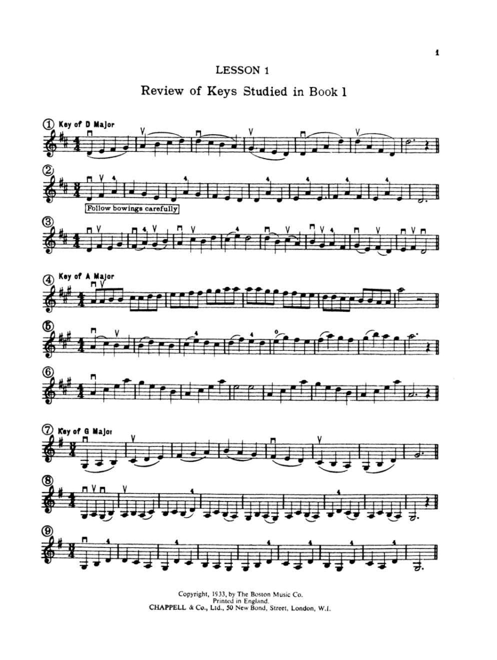 Herfurth, C Paul - A Tune A Day String Method, Book 2 - Violin - Boston Music Co