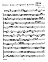 Bach, JS - Brandenburg Concerto No 1 BWV 1046 for 1st Violin - Peters Edition