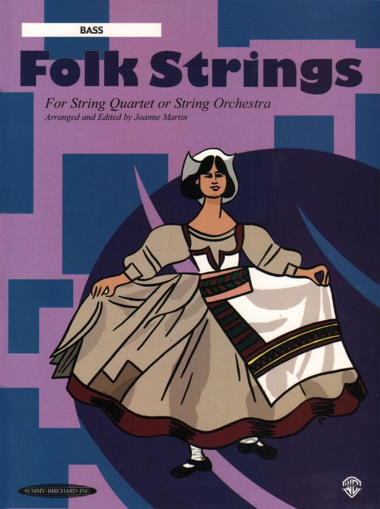 Martin, Joanne - Folk Strings for String Quartet or String Orchestra - Bass part - Alfred Music Publishing