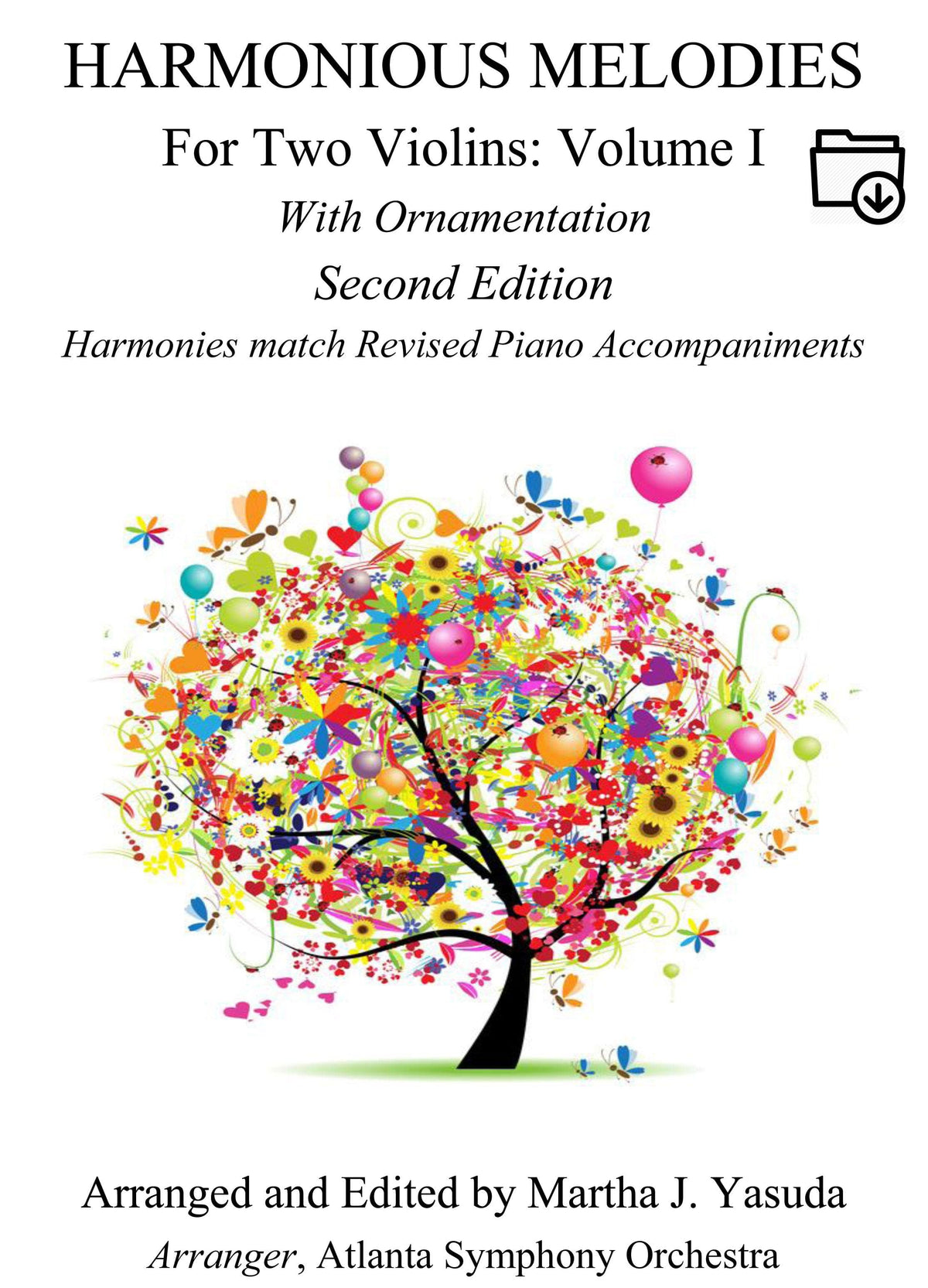 Yasuda - Harmonious Melodies For Violin, Volume I, 2nd Ed. - Dig. Download