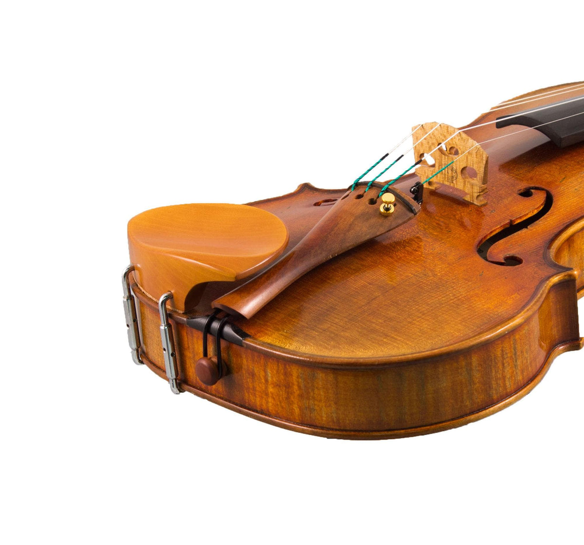 Teka Boxwood Violin Chinrest - Medium Plate