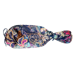 Carmen Bruna Viola Silk Bag