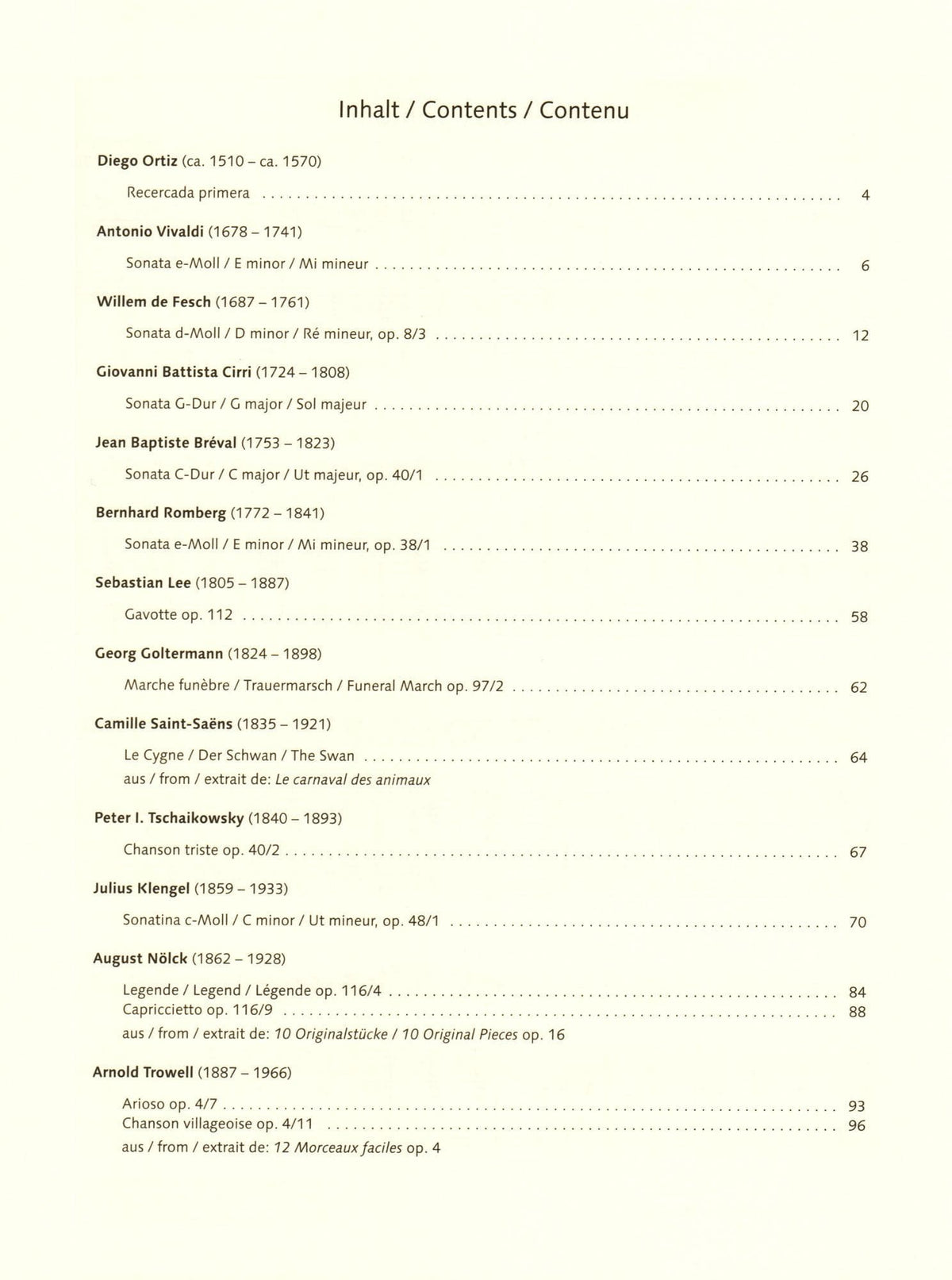 Best of Cello Classics: 15 Famous Concert Pieces - for Cello and Piano - Schott Edition