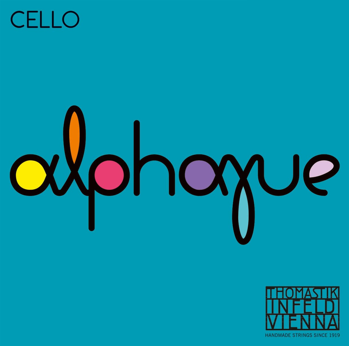 Thomastik-Infeld Alphayue Cello String Set - 3/4 Size - Medium Gauge
