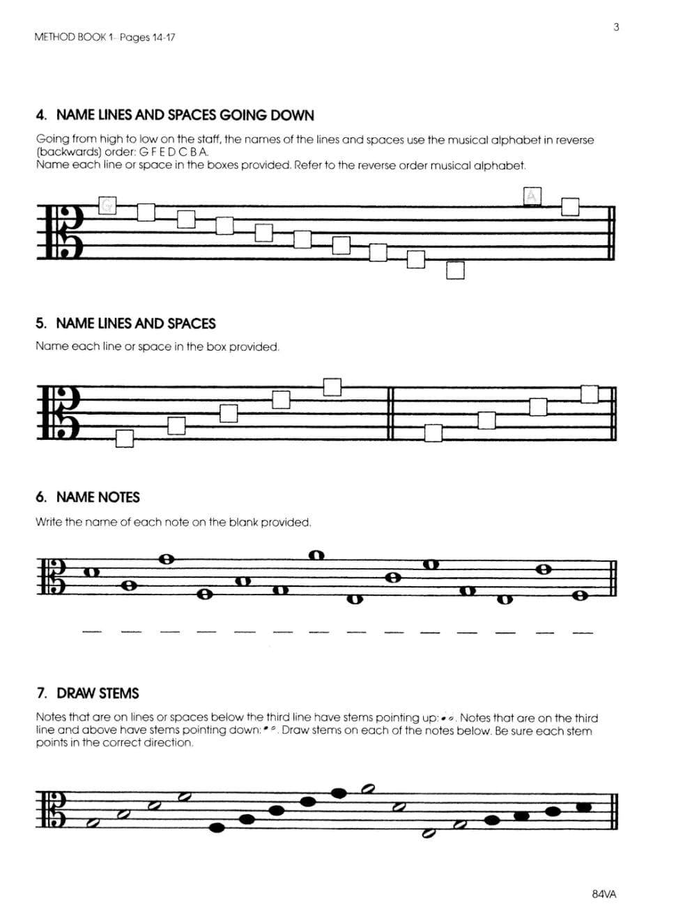 All For Strings - Theory Workbook 1 for Viola by Gerald E Anderson and Robert S Frost
