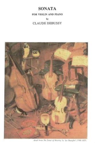 Debussy, Claude - Sonata in G Minor for Violin and Piano - Masters Music Publication