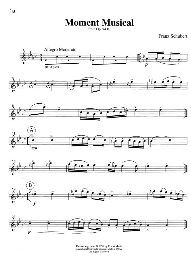 Music for Three Volume 1 Violin, Oboe or Flute Part 1 Published by Last Resort Music