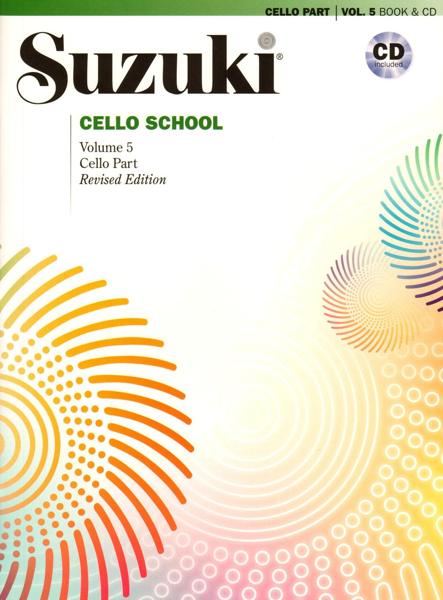 Suzuki Cello School Method Book and CD, Volume 5