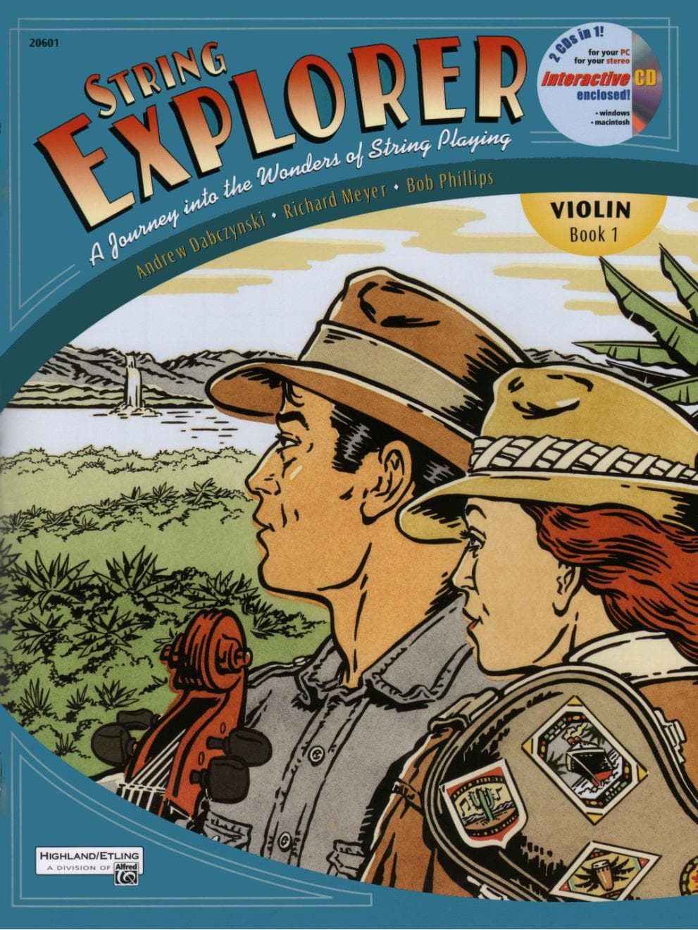 Dabczynski / Meyer / Phillips - String Explorer - Book 1 with online access - for Violin - Highland/Etling (Alfred Publishing)