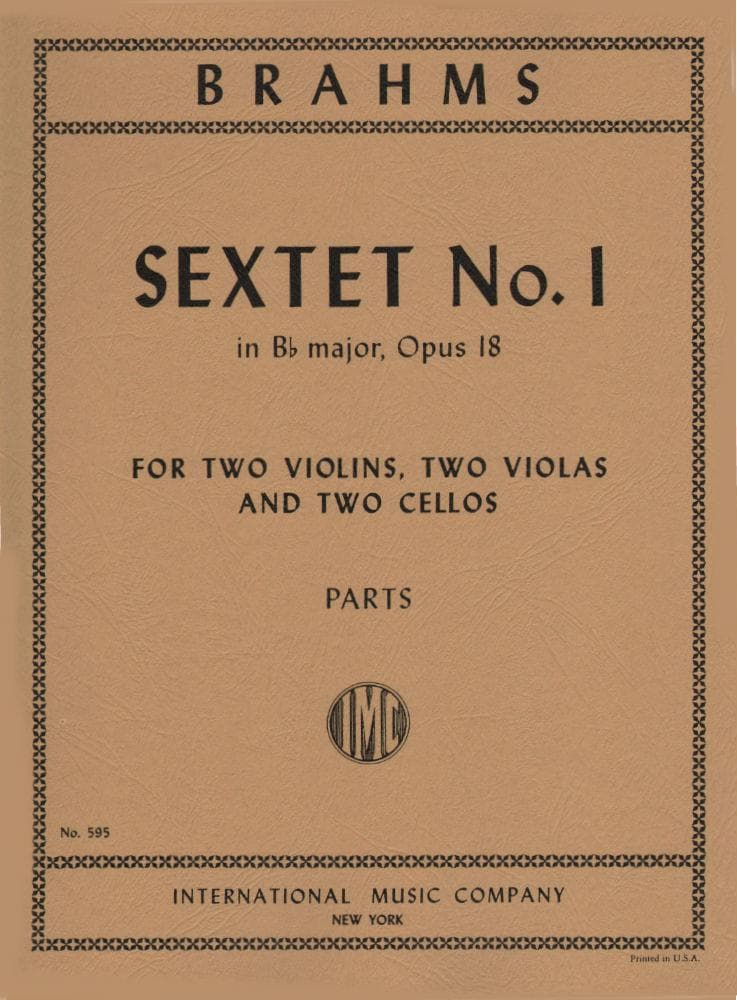 Brahms Sextet: Op. 18, B Flat Major