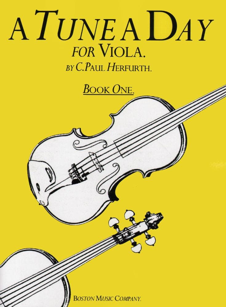 Herfurth, C Paul - A Tune A Day String Method, Book 1 - Viola - Boston Music Co