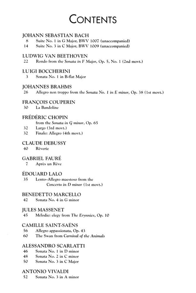 Cello Classics: 16 Pieces by 14 Composers - Schirmer Edition