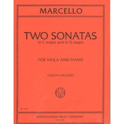 Marcello, Benedetto - Two Sonatas (in C Major and G Major) - Viola and Piano - edited by Joseph Vieland - International Music Co
