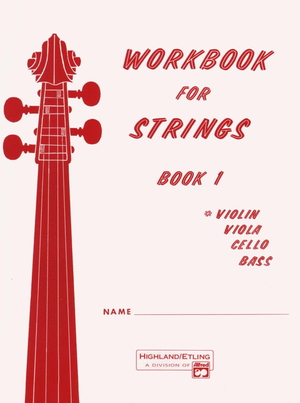 Etling, Forest - Workbook For Strings, Book 1 - Violin - Alfred Music Publishing