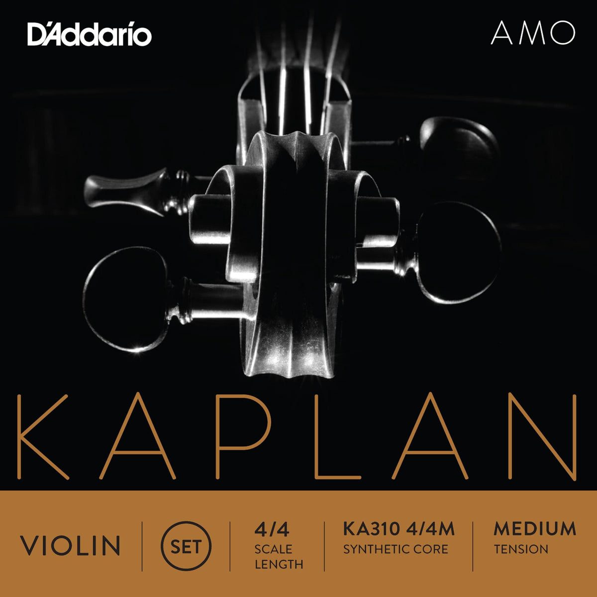 Kaplan Amo Violin String Set 4/4 Size Medium