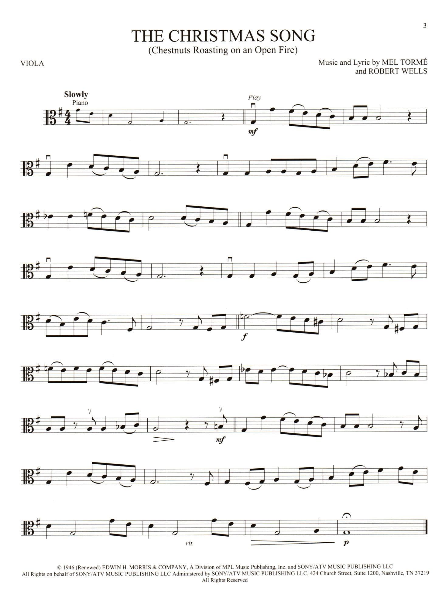 Christmas Favorites - 15 Holiday Favorites - for Viola - with Audio Play-Along - Hal Leonard