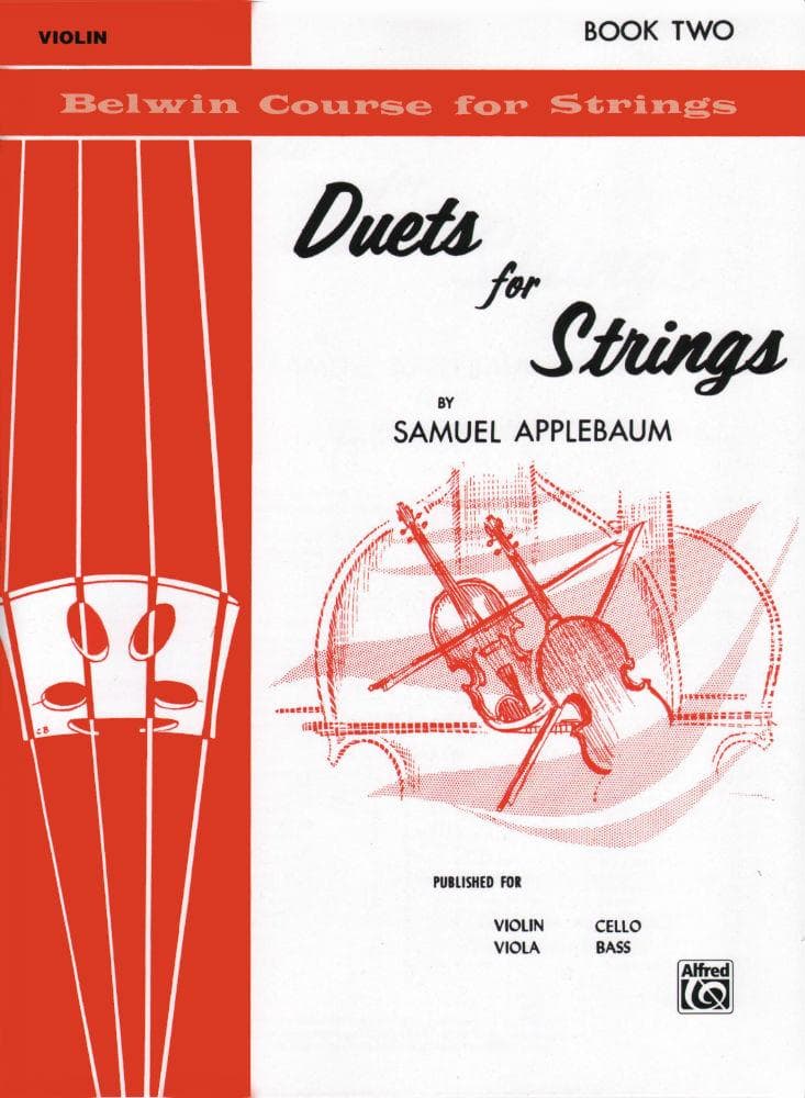 Applebaum, Samuel - Duets For Strings - Book 2 for Violin - Belwin/Mills Publication