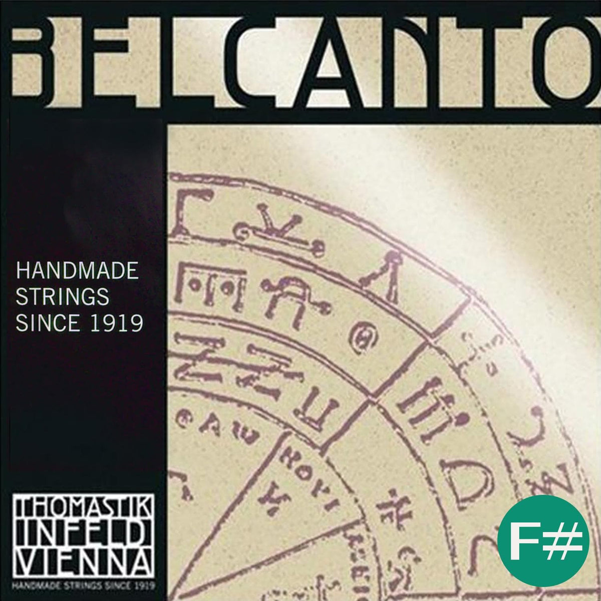 Thomastik-Infeld Belcanto Solo Double Bass F#-String - 3/4 Size - Medium Gauge