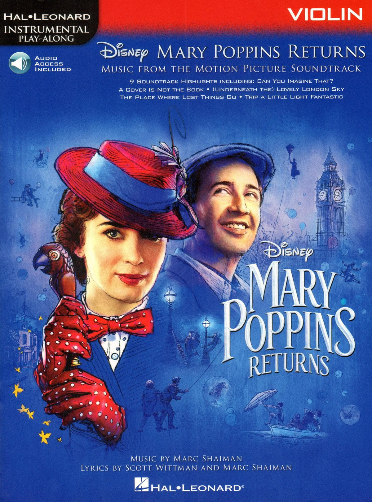 Mary Poppins Returns - for Violin with Audio Accompaniment - Hal Leonard Instrumental Play-Along