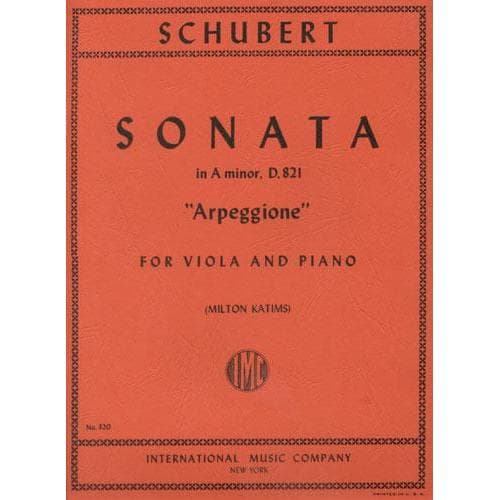 Schubert Arpeggione Sonata in A Minor for Viola (D 821)