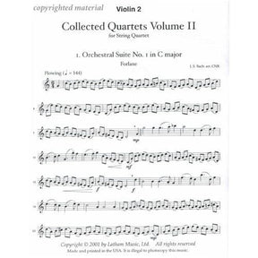 Rabinowitz, Carole Neuen -Collected Quartets, Volume 2 - for String Quartet - Latham Music Enterprise