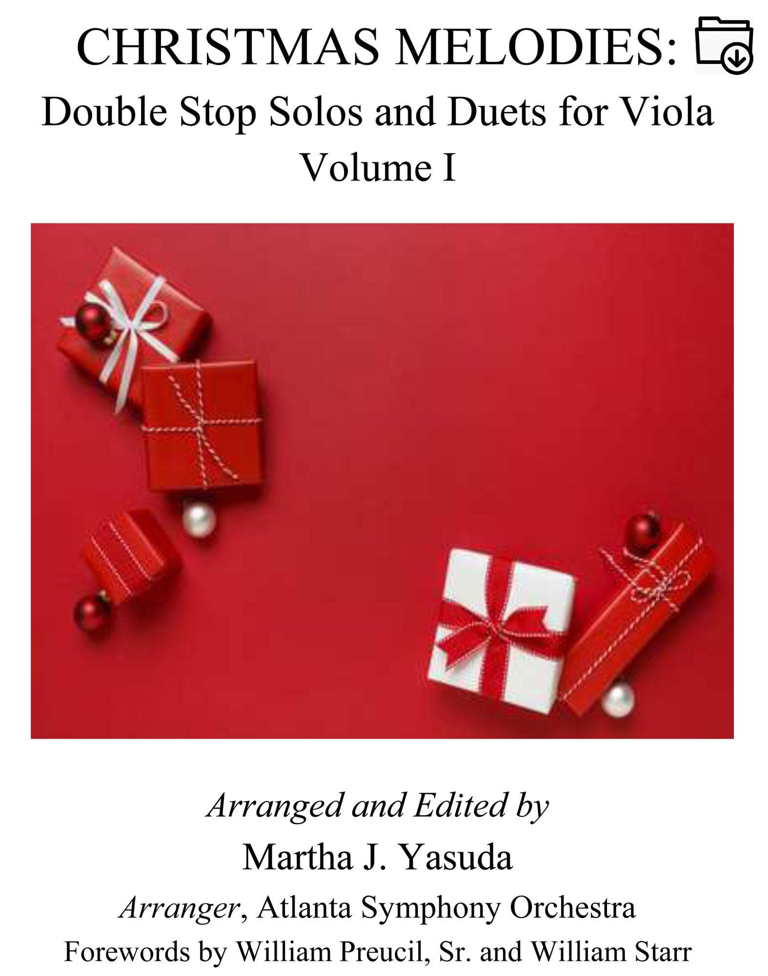 Yasuda, Martha - Christmas Melodies: Double Stop Solos and Duets For Viola, Volume I - Digital Download