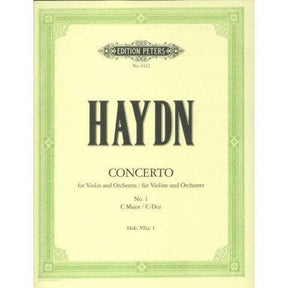 Haydn, Franz Joseph - Concerto No 1 in C Major, Hob VIIa:1 - Violin and Piano - edited by Carl Flesch - Edition Peters