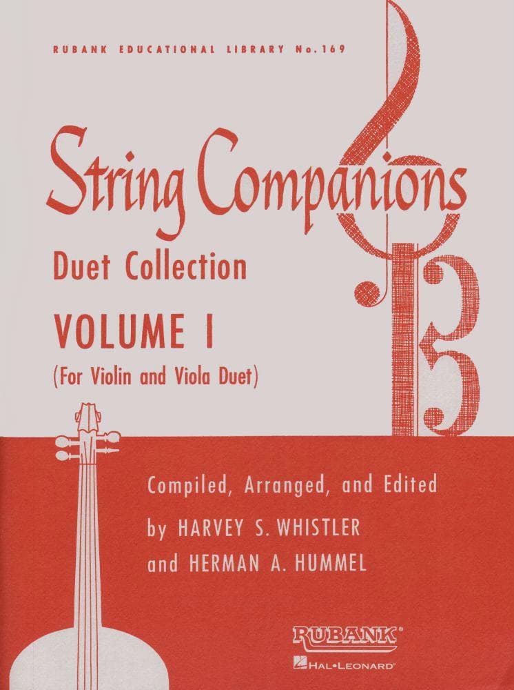 Whistler / Hummel - String Companions Duet Collection, Volume 1 - Violin and Viola - Rubank Publications