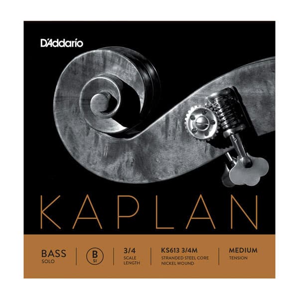 Kaplan Solo Double Bass B String 3/4 Size Medium