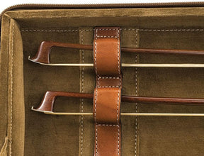 GL Quarter Circle Violin Case Brown Leather