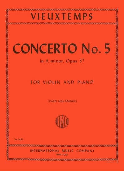 Maiden Mangler Fleksibel Vieuxtemps Concerto No. 5: Violin Sheet Music