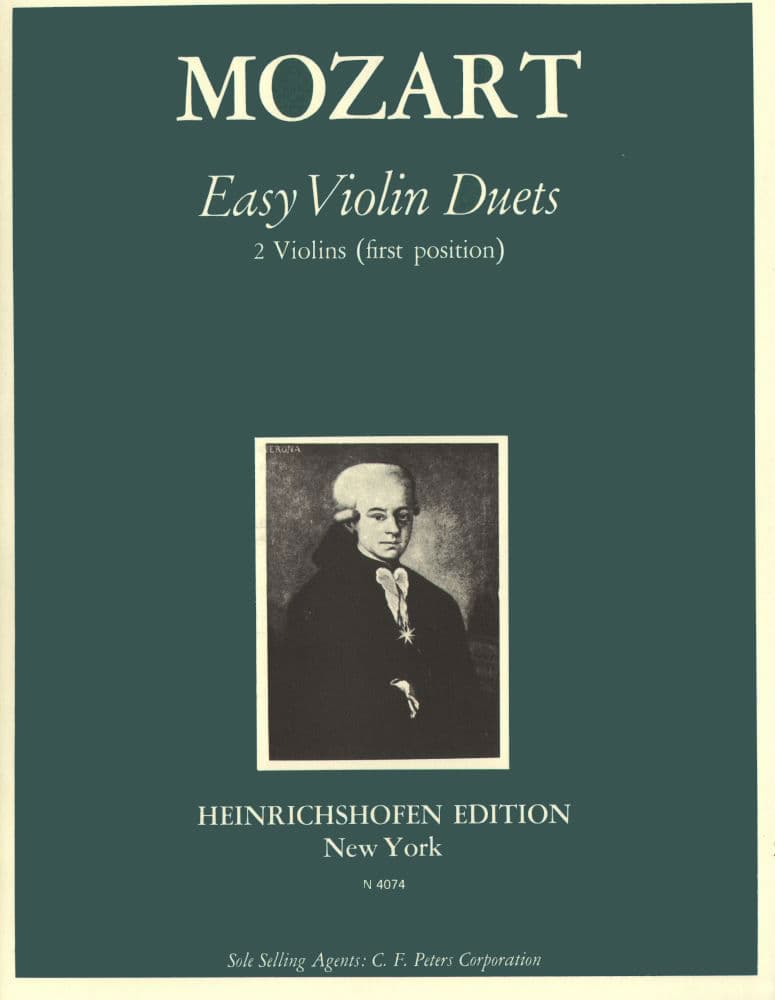 Mozart, WA - Easy Violin Duets - Two Violins - edited by Waldemar Twarz - Heinrichshofen Edition