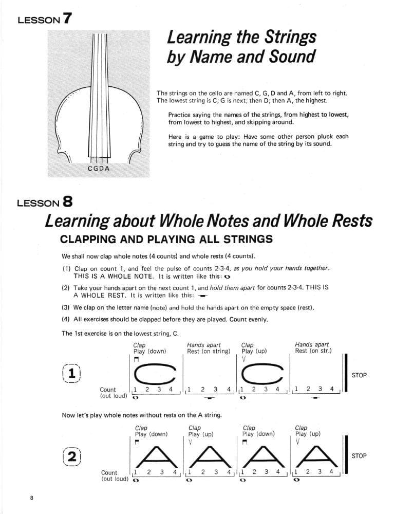 Matesky/Womack - Learn To Play A Stringed Instrument! Book 1 - Cello - Alfred Music Publishing