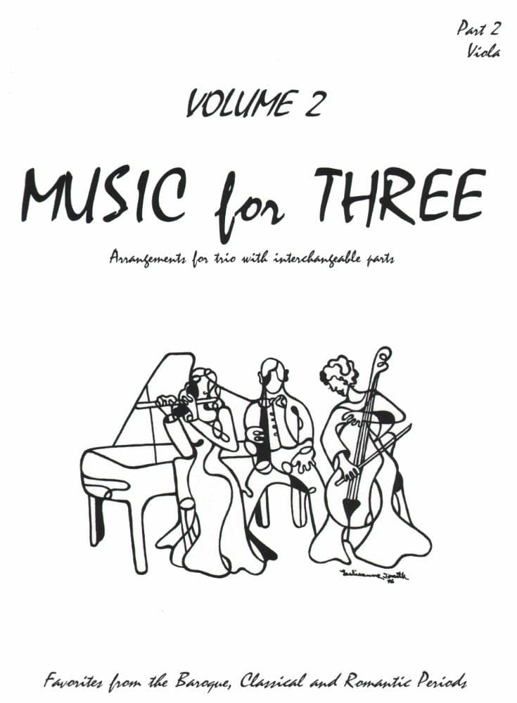 Music for Three Volume 2 Part 2 Viola Published by Last Resort Music