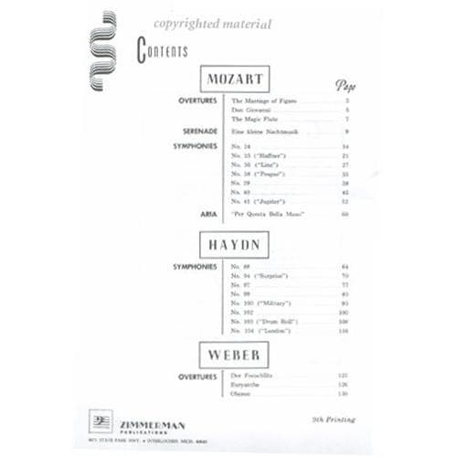 Zimmerman, Oscar - Selected Works of Mozart Haydn Weber, for the Double Bass