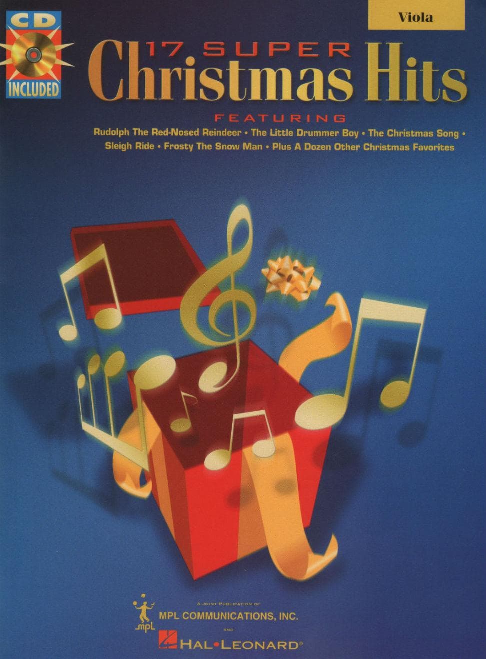 17 Super Christmas Hits - Viola - Book/CD set - Hal Leonard Edition