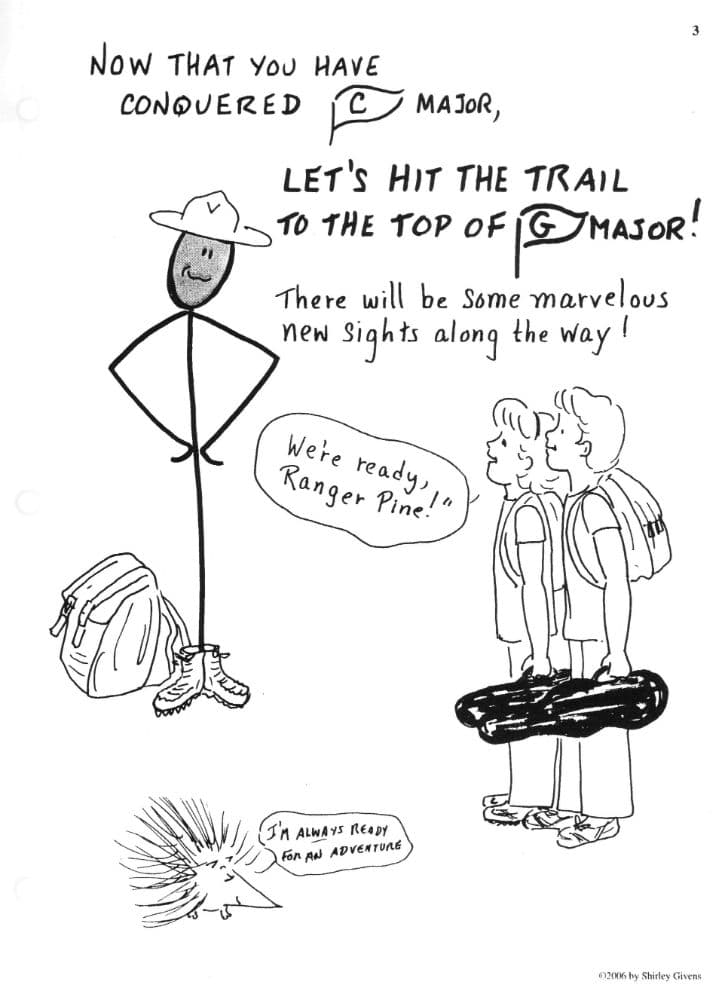 Givens, Shirley - Adventures in Violinland, Book 4B: "Looking Sharp on the Trail" - Arioso Press Publication