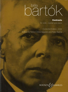 Bartok, Bela - Contrasts Sz 116 for Violin, Clarinet, and Piano (Corrected Edition 2002) - Edited by Dellamaggiore and Bartok - Boosey & Hawkes Edition