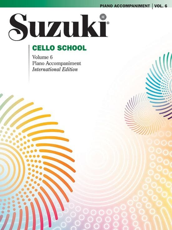Suzuki Cello School Vol. 6 Piano Rev.