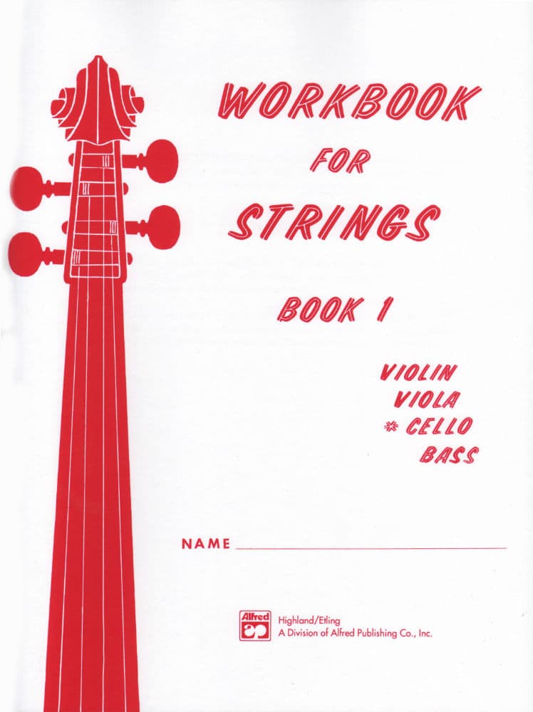 Etling Workbook For Strings: Beginner Cello