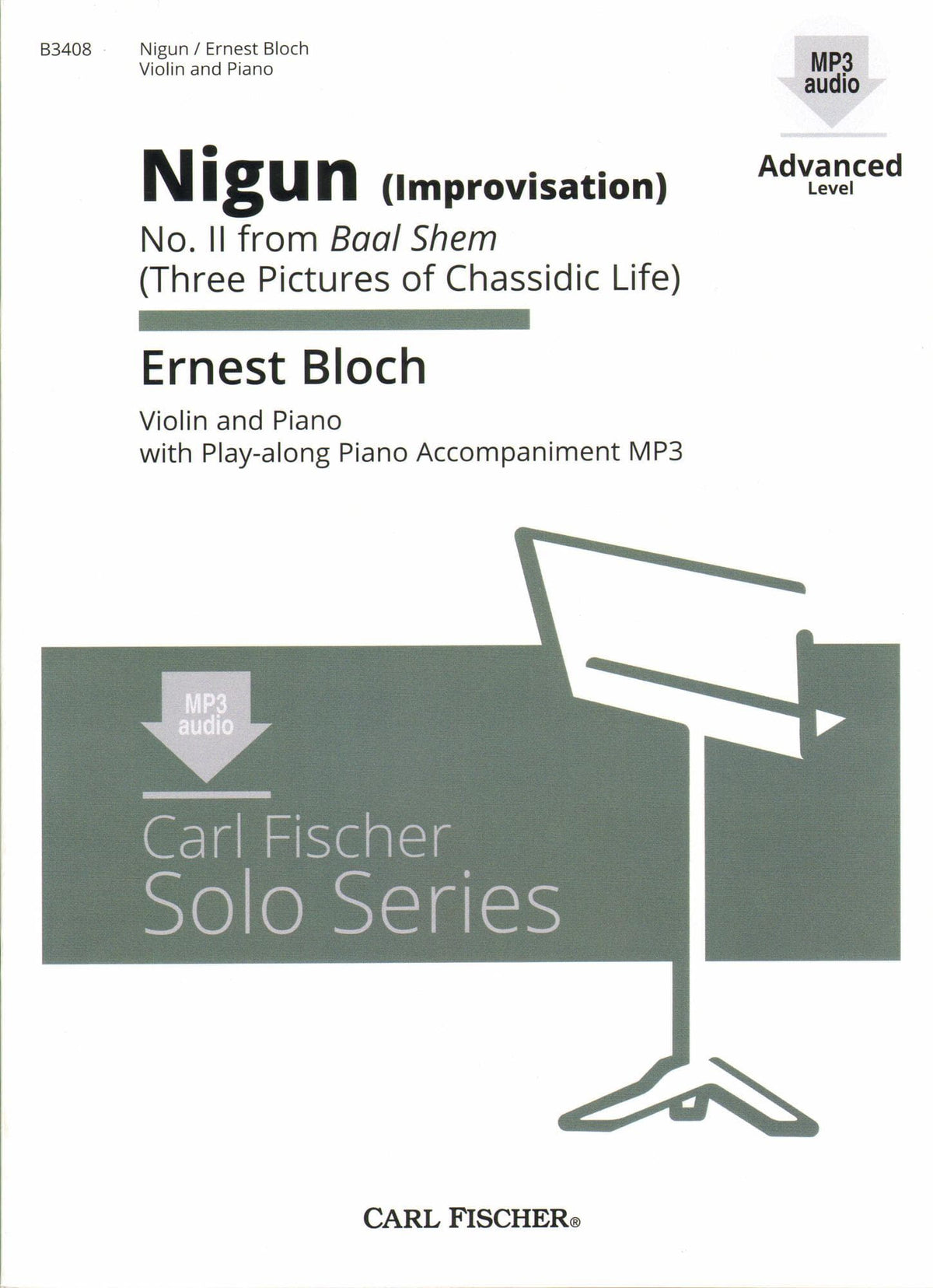 Bloch, Ernest - Nigun (Improvisation) No. 2 from