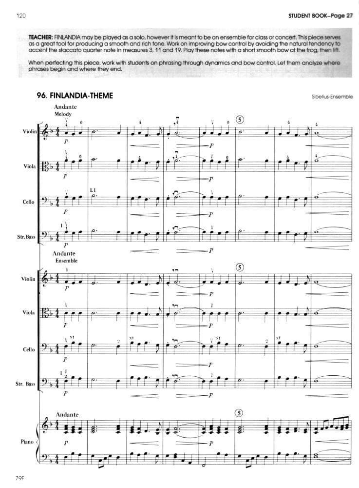 All For Strings Comprehensive String Method - Book 2 Score by Gerald E Anderson and Robert S Frost