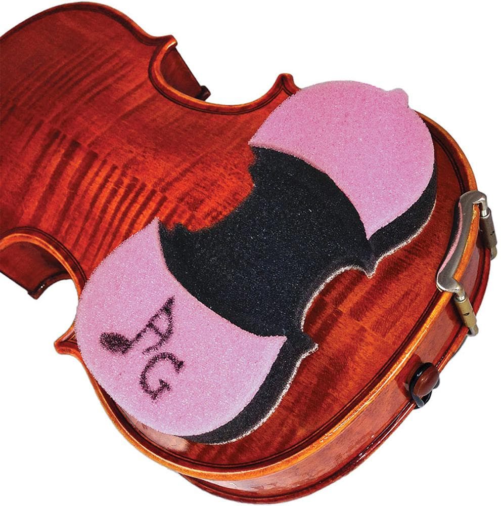 AcoustaGrip Protégé Shoulder Rest - for Violin or Viola - fits 1/2-1/10 Violin or Small Viola - Pink