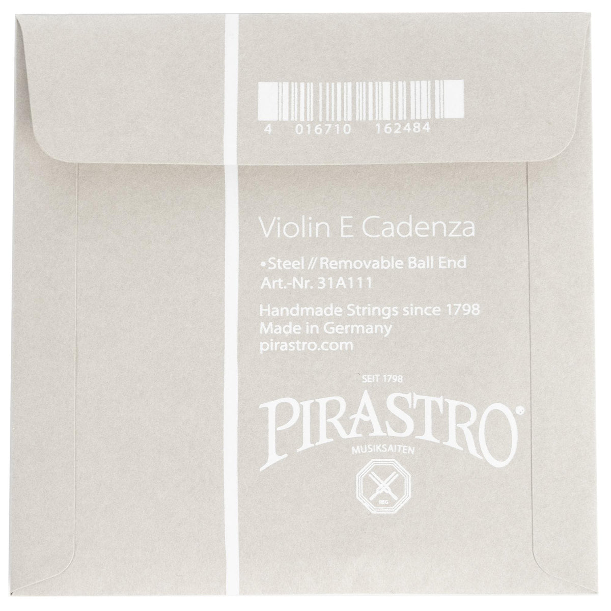 Pirastro Perpetual Cadenza Violin E-String - 4/4 Size - Medium Gauge