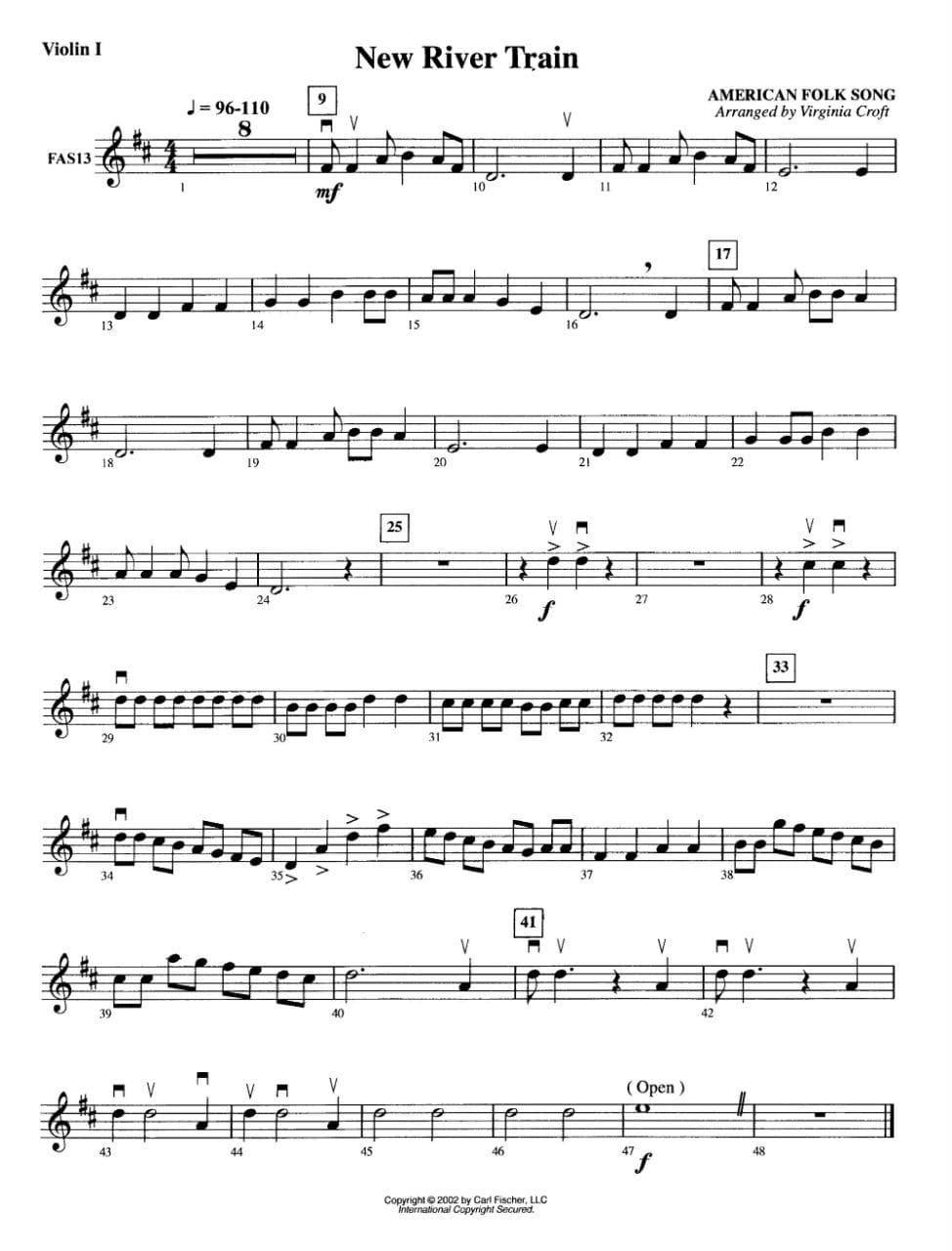 Croft-New River Train for String Orchestra