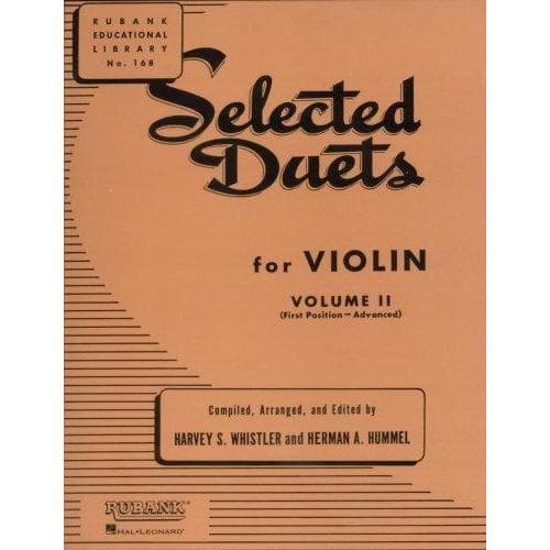 Whistler - Selected Duets, Volume 2 for Two Violins Published by Rubank Publications