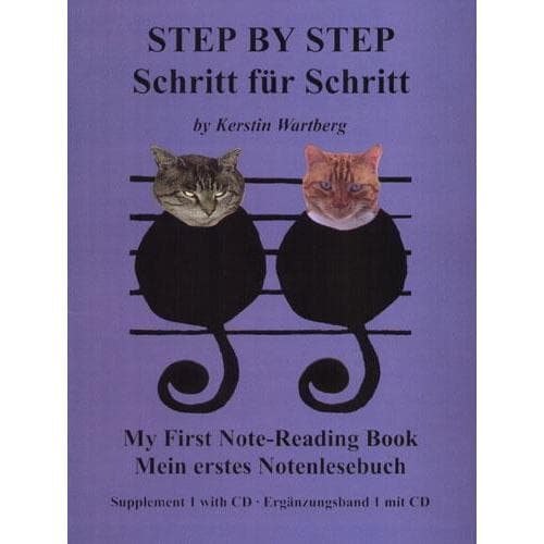 Wartberg, Kerstin - Step By Step My First Note Reading Book - Violin and CD - published by Summy-Brichard