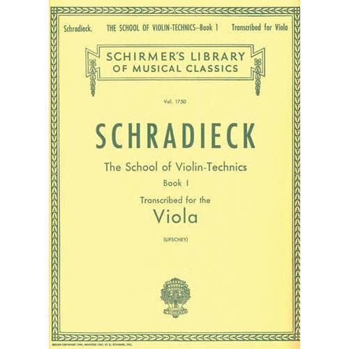 Master Viola Technique with Schradieck Book