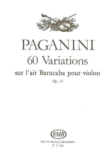 Paganini, Nicolo - 60 Variations on
