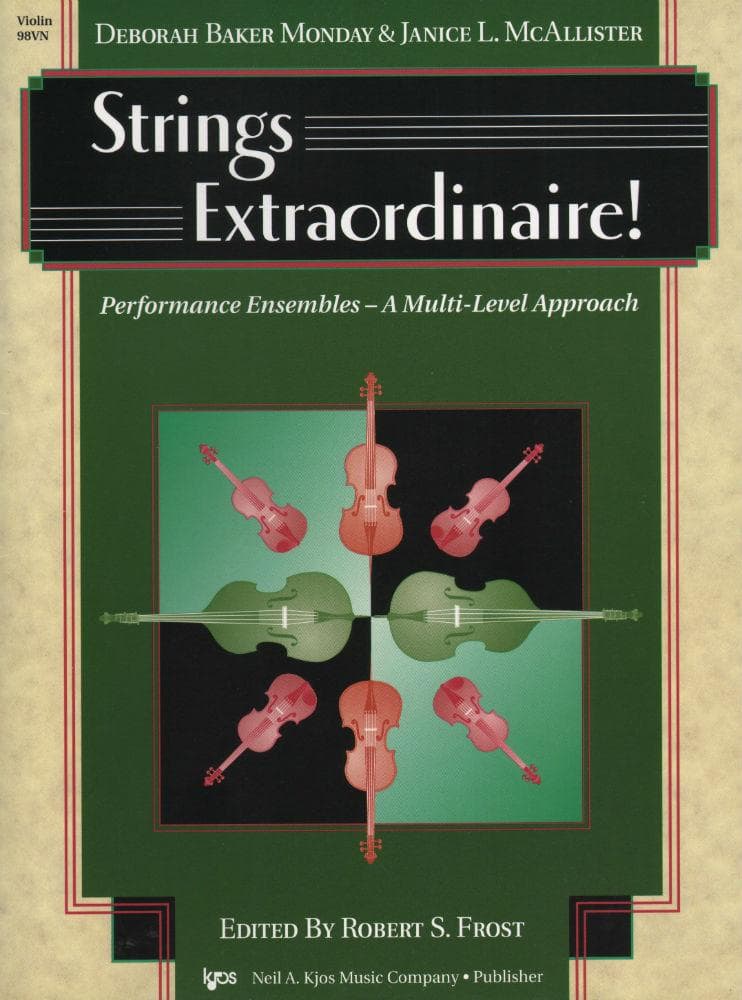 Baker Monday / McAllister - Strings Extraordinaire! - Violin - edited by Robert S Frost - Neil A Kjos Music Co